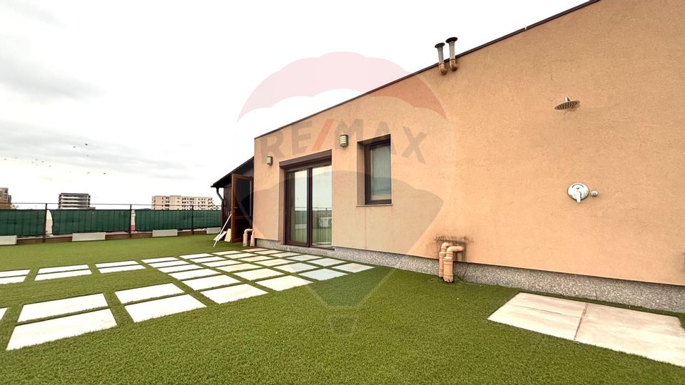 Apartament cu terasa panoramica de 613 mp de inchiriat- Km5 Constanta