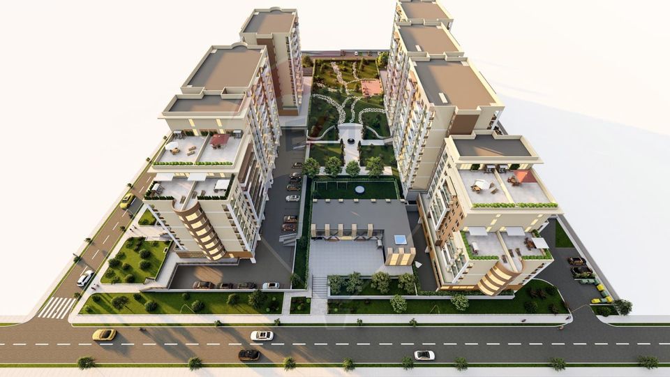 Apartament de vanzare cu 2 camere / zona Coresi Mall