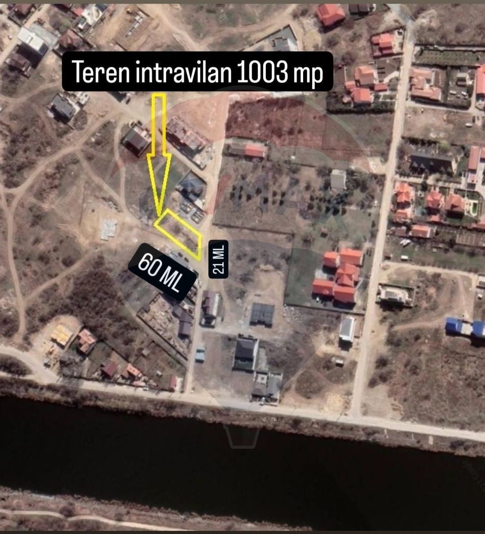 Teren de vanzare 1,002mp Mamaia-Sat / Strada M17