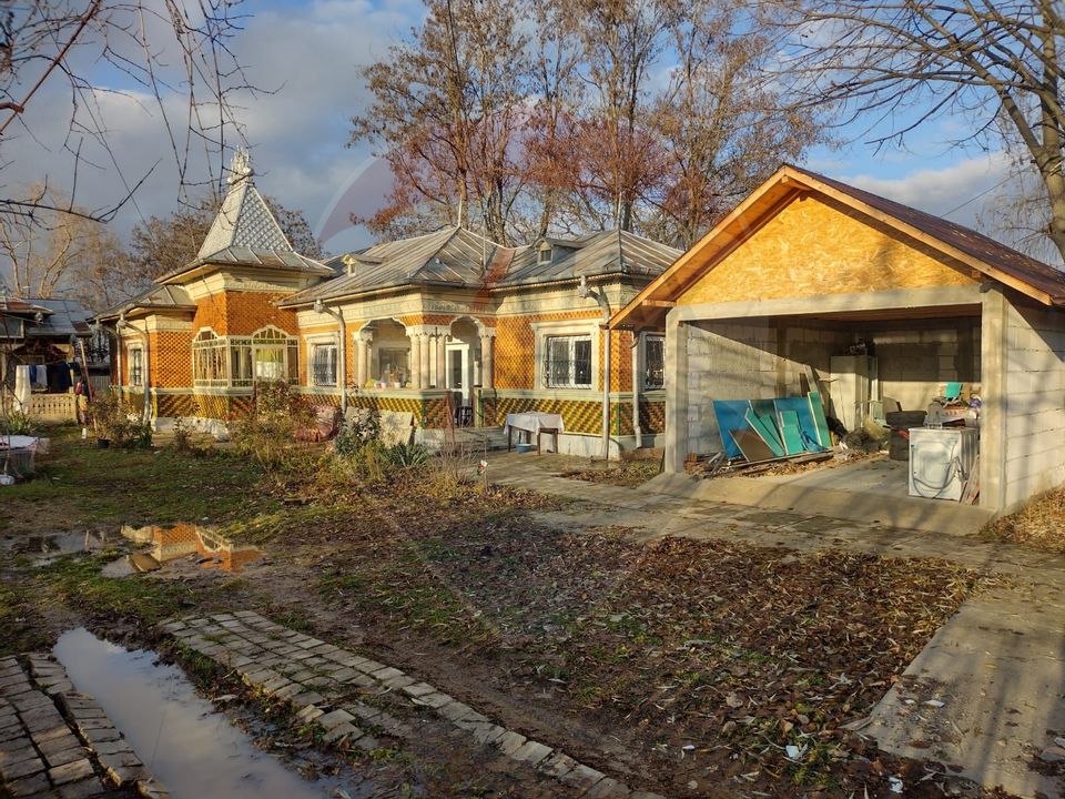House 6 rooms+land 1000 sqm|Bâldana Tărtășești|25km from Bucharest
