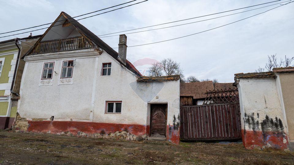 Oferta - vanzare casă de piatra si teren in satul sasesc Fiser, Rupea