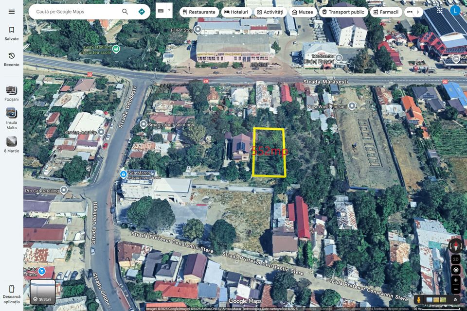 Land 552sqm Focsani / Strada Odobesti