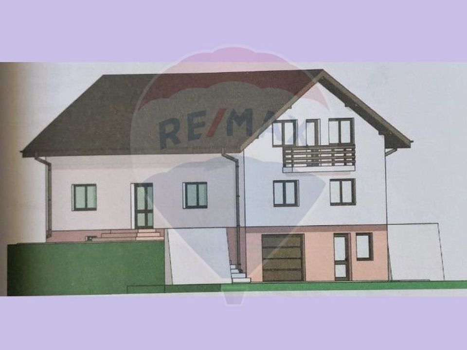 Casa la rosu de vanzare in Caiuti, Bacau