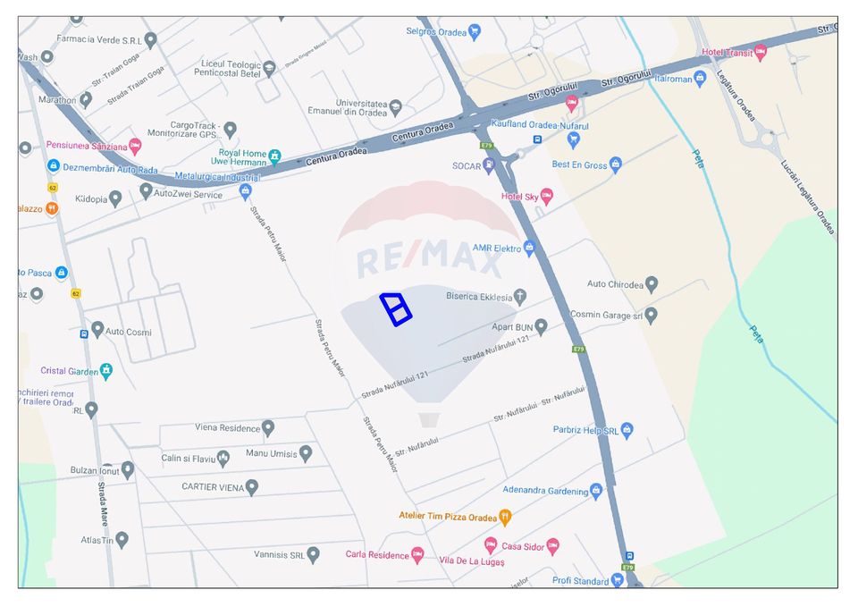Land 3,168sqm Oradea / Strada Nufarului
