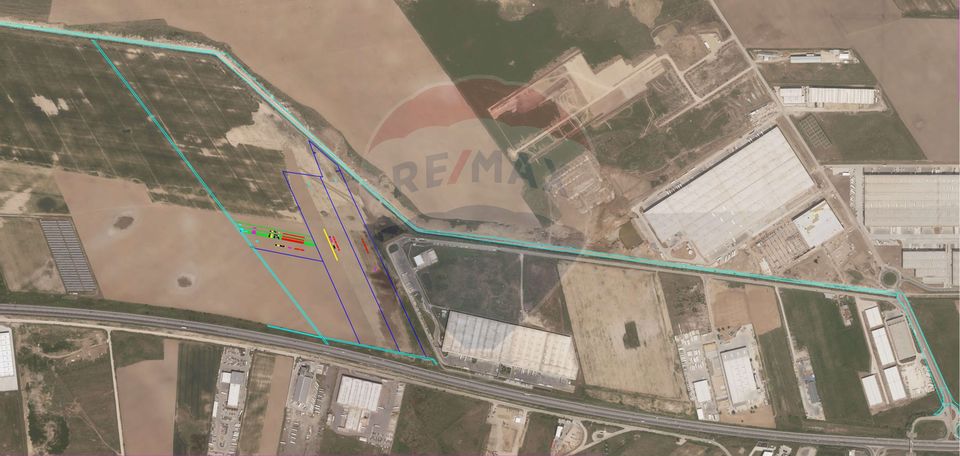 Teren intravilan 93,000mp / Autostrada A1/km 23