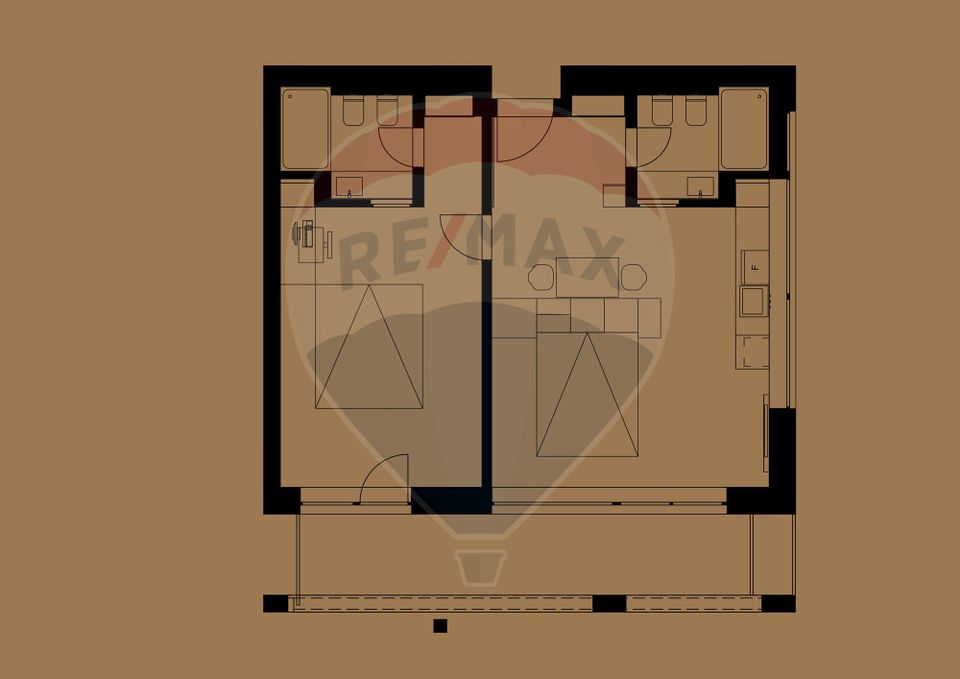 Apartament cu 2 camere în Poiana Ski Chalet