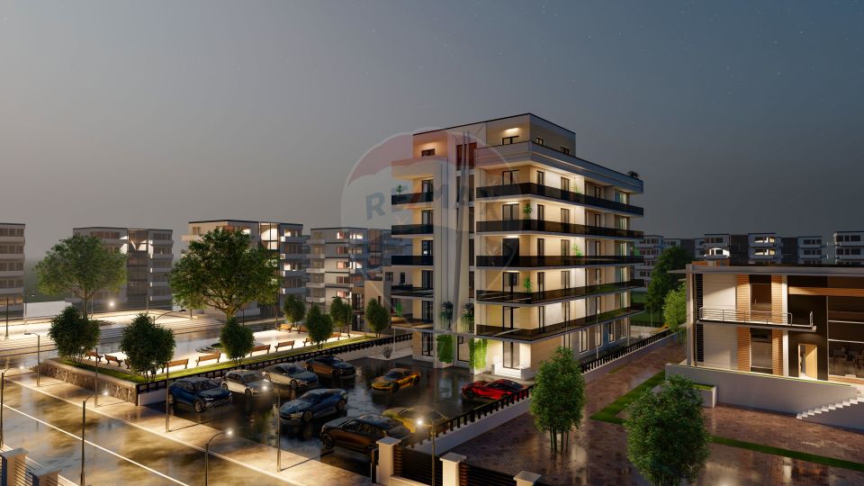 de vanzare, Apartament 2 camere si terasa, zona Lidl, Mamaia Nord