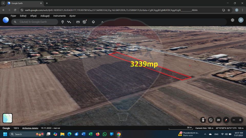 Teren Focsanei / DN sat Focsanei Vadu Pasii