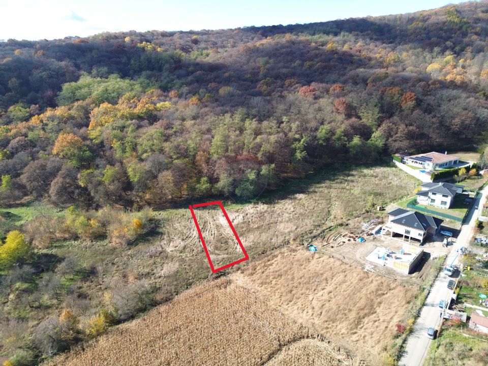 Teren de vânzare – zona Wevern, Medias – 1.222 mp lângă padure