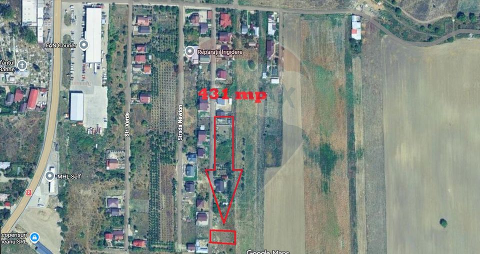 Land 431sqm Focsani / Strada Verde