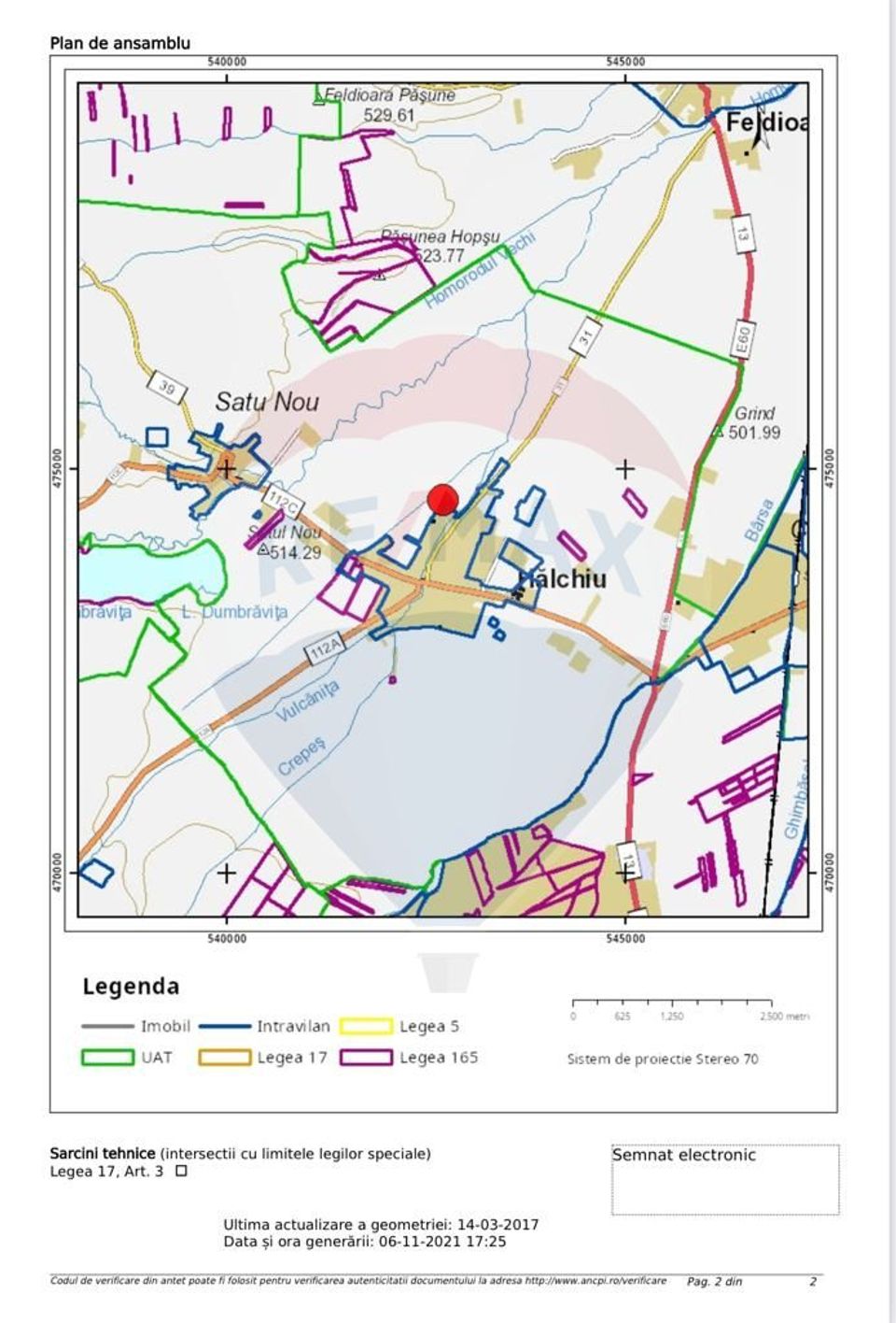Vanzare teren rezidential 7500 mp Brasov, Halchiu / Strada Romana
