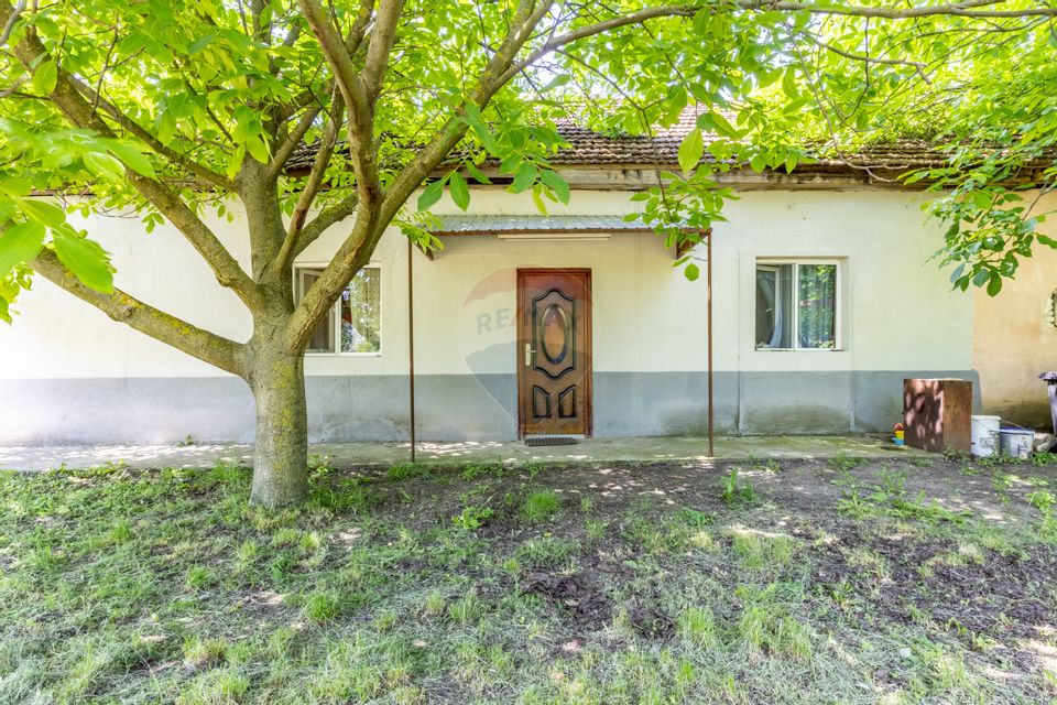 Proprietate versatilă cu casă, două hale și teren generos