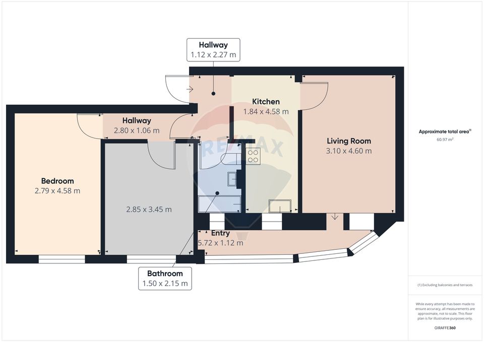 Apartament cu 3 camere de vânzare în Sacele, Comision 0!