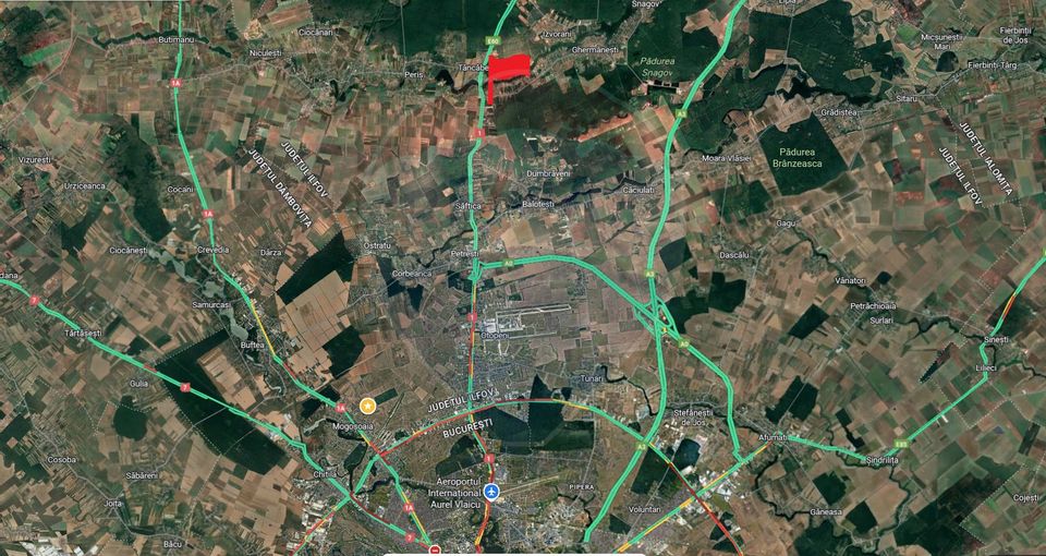 Plot of land 16752 sqm, Tancabesti / DN 1