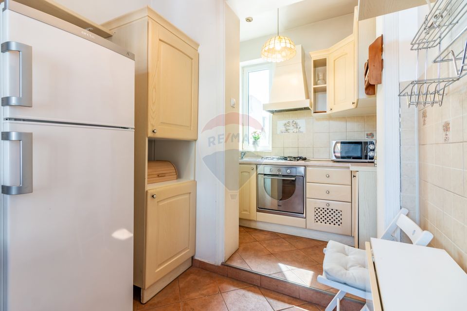 3-room apartment and open-space attic Amzei | English