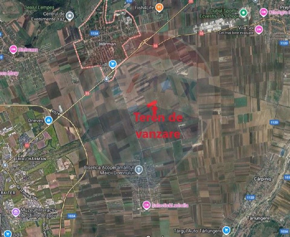 Teren Harman 29200mp pretabil dezvoltare industriala