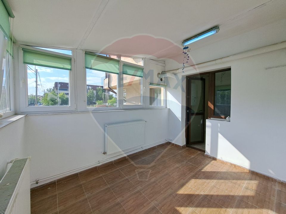 2-room apartment with central heating and closed terrace of 29 sqm