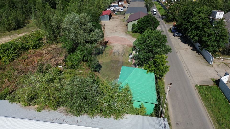 Spațiu industrial de 560mp / platforma betonata 2900mp 100m front