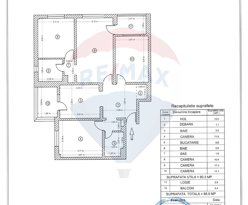 4 room apartment for sale Sos. Berceni 39 -  Metro Station