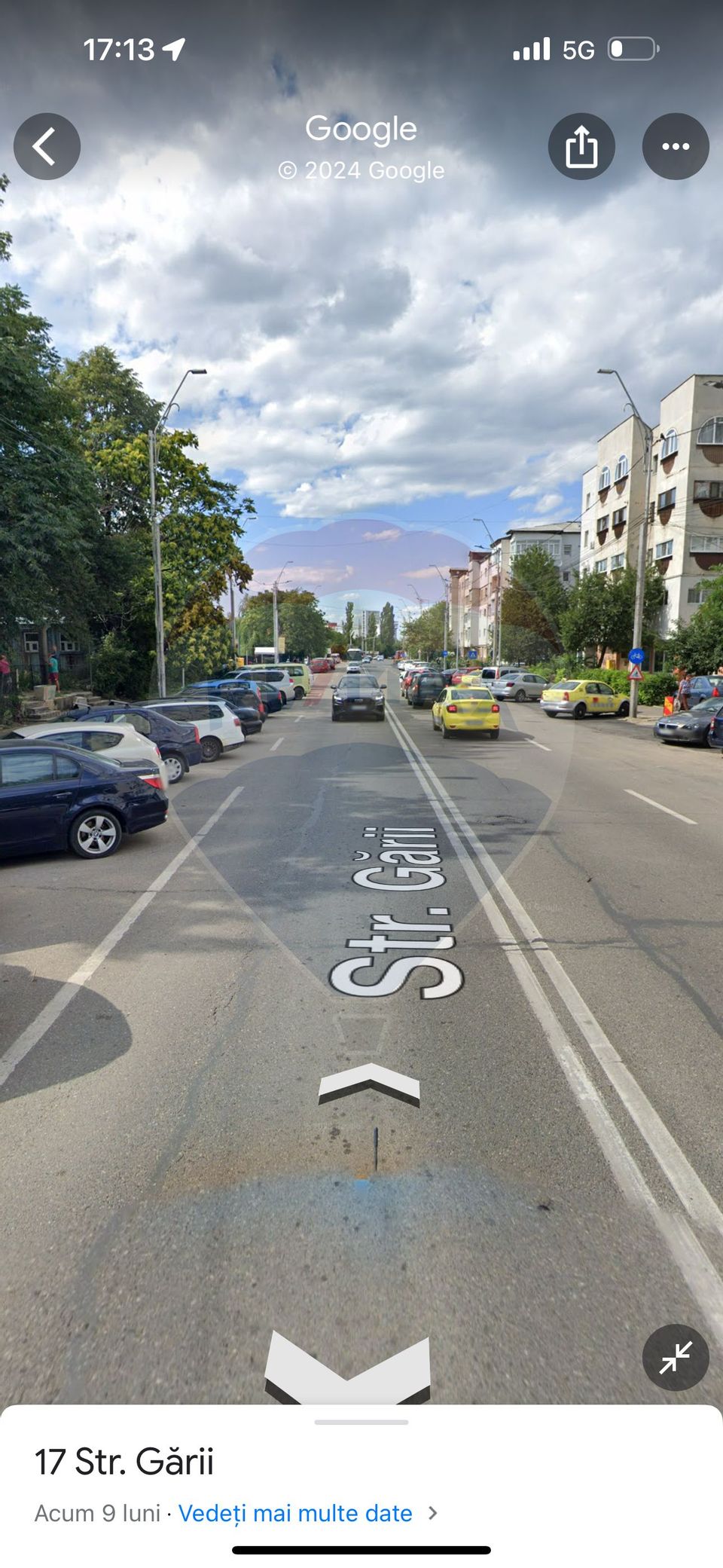 Garsonieră de vânzare, etaj 2, strada Gării, ideală pentru investiții