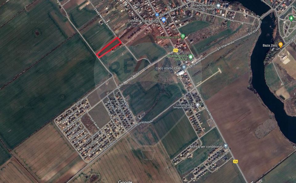 Construction land in Buftea, developing area