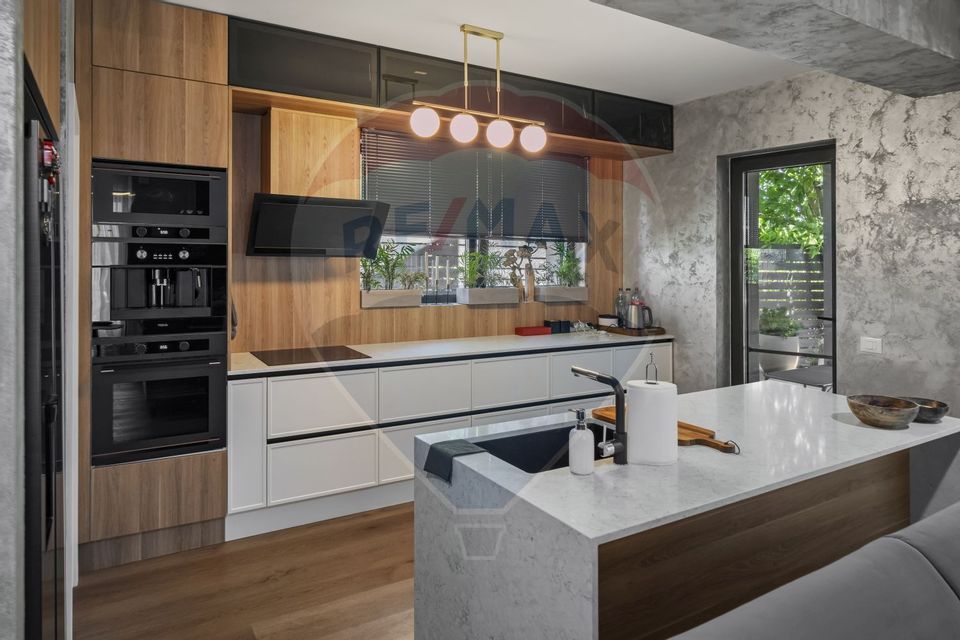 Vila individuala 4 camere 202 mp utili, Corbeanca, ansamblu cu piscina