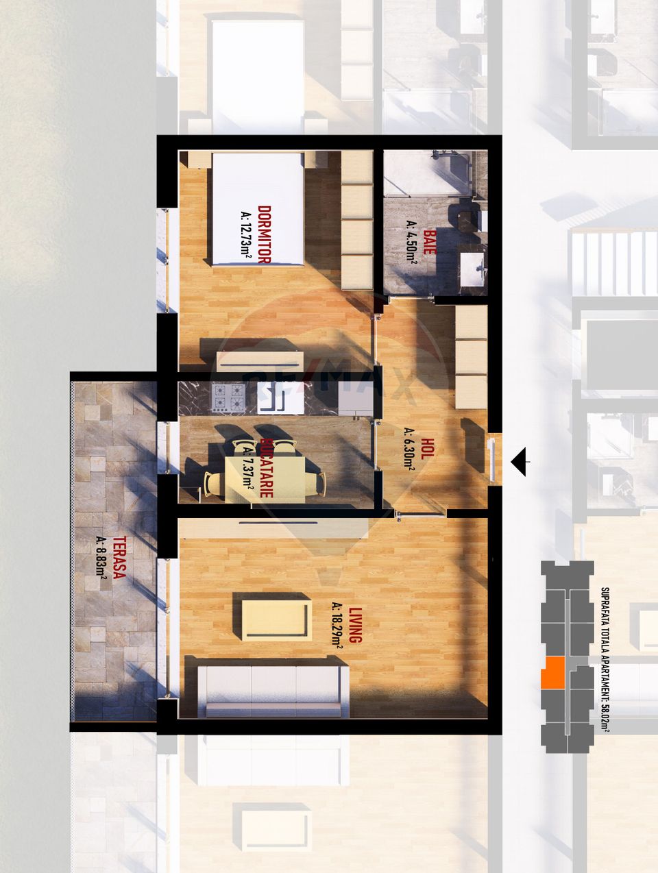 2 room Apartment for sale