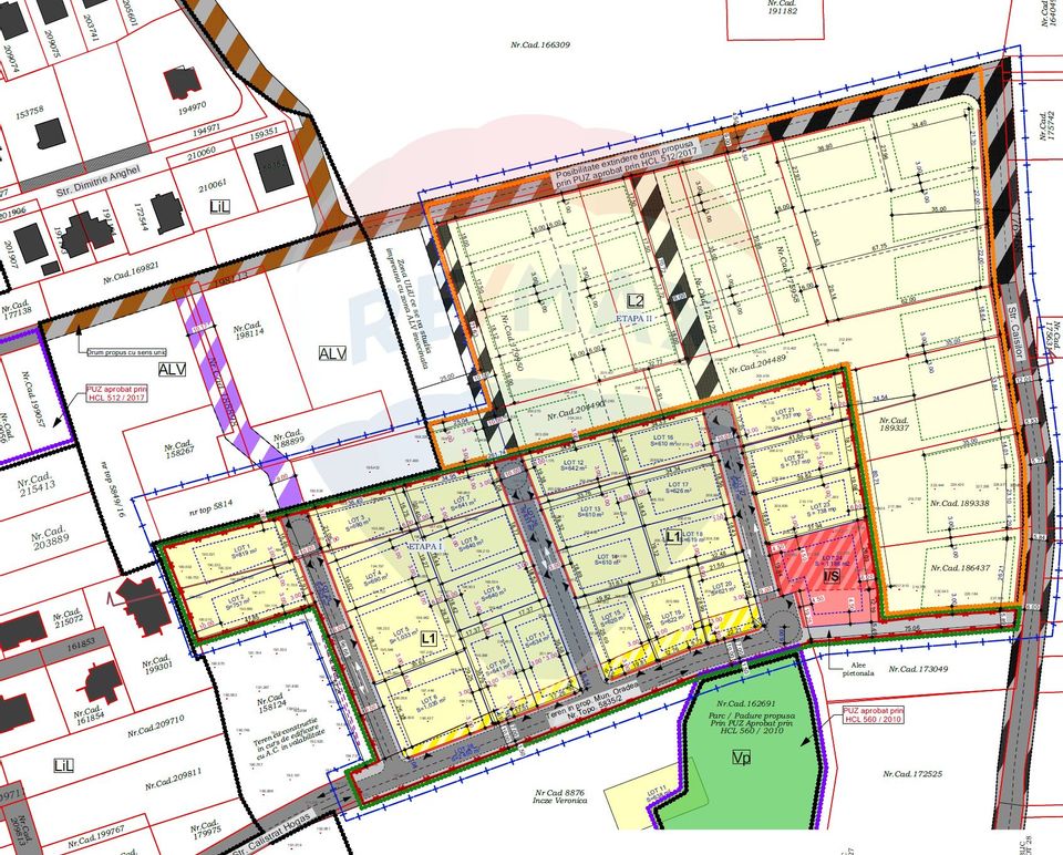 De vânzare Teren 18 410 mp - Dezvoltare Imobiliară, Dimitrie Anghel