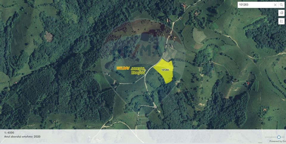 Teren de vanzare 8,441mp Holbav / Strada Dealul Cetățelii