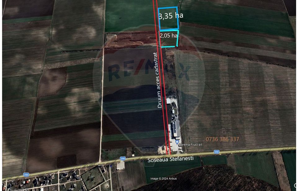 Land 20,591sqm Afumati / Soseaua Stefanesti