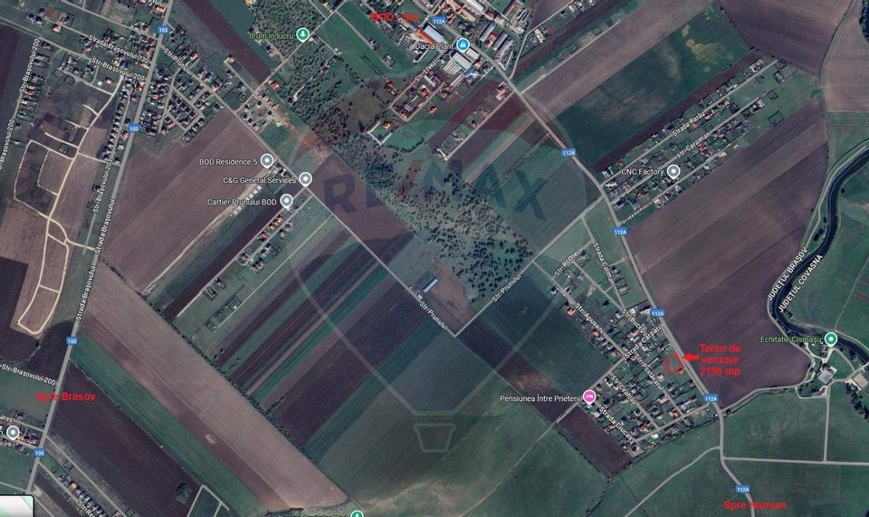 Land 732sqm Bod / Strada Harmanului