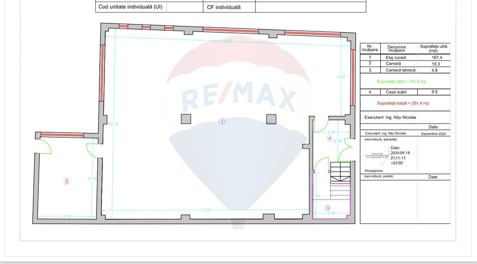 387.6sq.m Commercial Space for rent, Berceni area