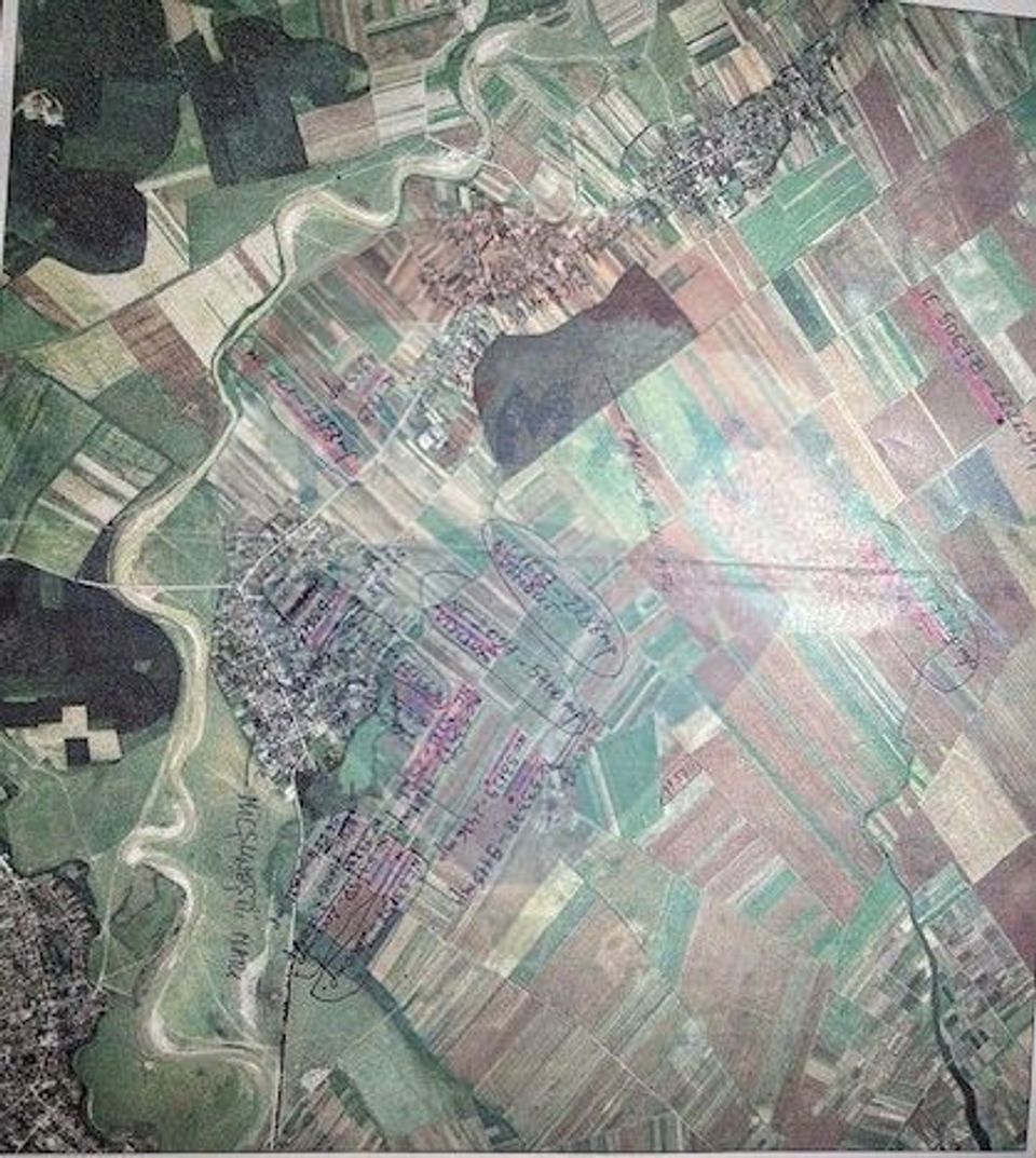 Land 4,955sqm in Nuci Ilfov, only 100 m from the last house built