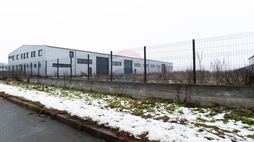 Hala de închiriat 1.800 mp cu teren 5.000 mp - Acces rapid la centura