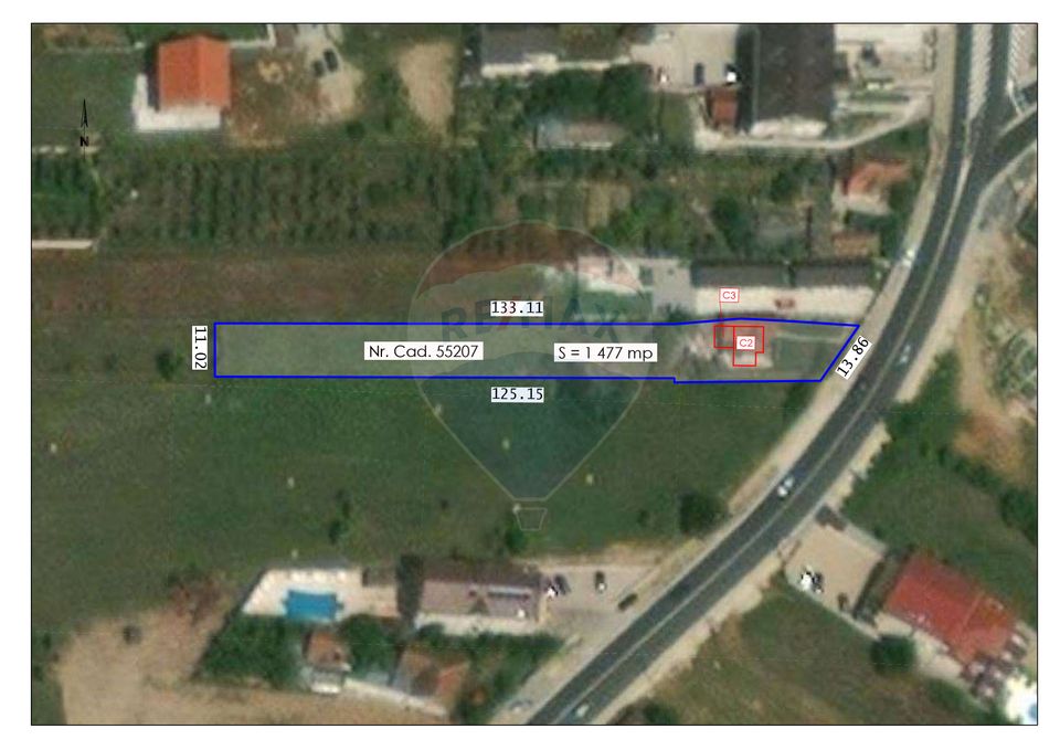 Land 1,477sqm Sanmartin / Bulevardul Felix