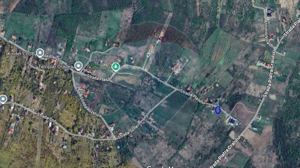 Teren intravilan, 1000 mp, dealuri, Plaiului, de vânzare