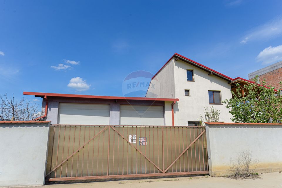 De vanzare proprietate speciala versatila | Casa + hala, teren 580mp