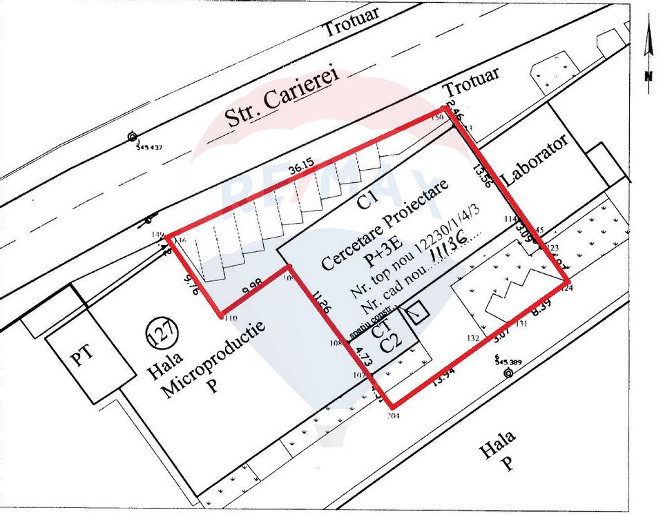 1,289sq.m Office Space for sale, Carierei area