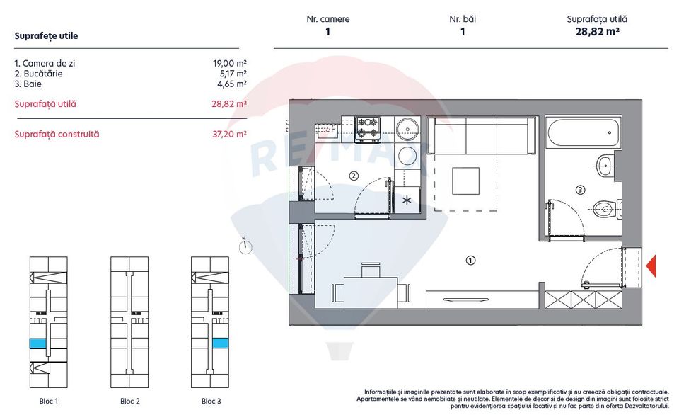 1 room Apartment for sale, Theodor Pallady area