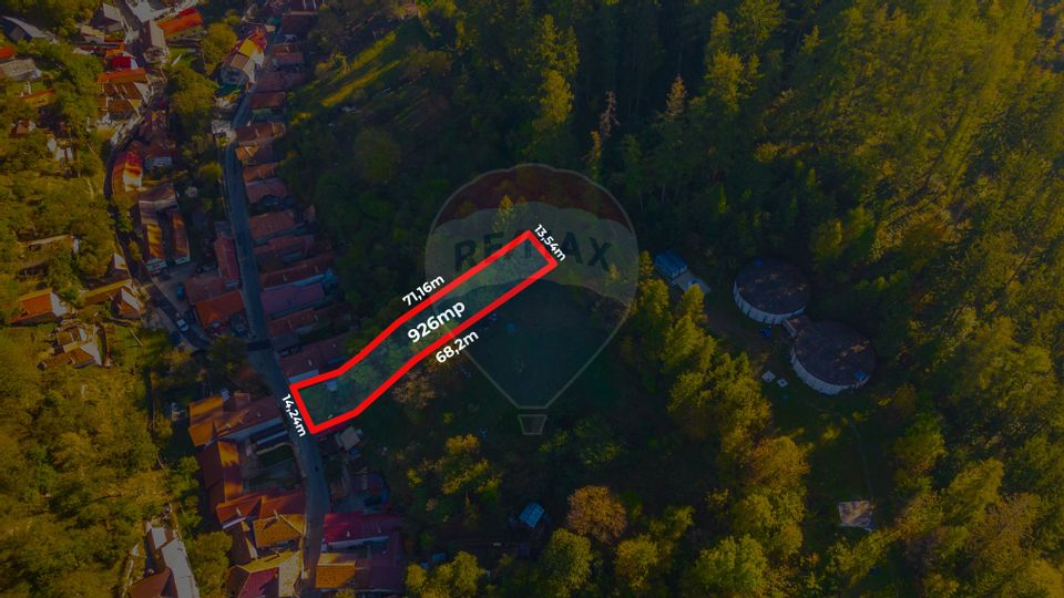 Land 926sqm Rasnov / Strada Closca