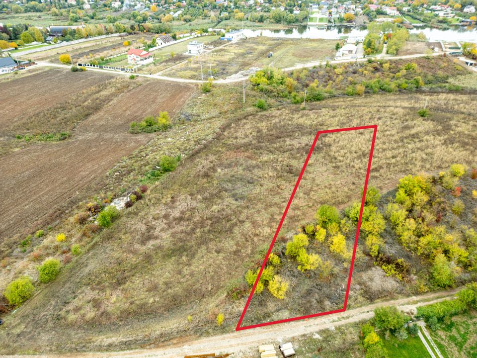Teren 3000 mp în Snagov – zonă in dezvoltare, aproape de pădure