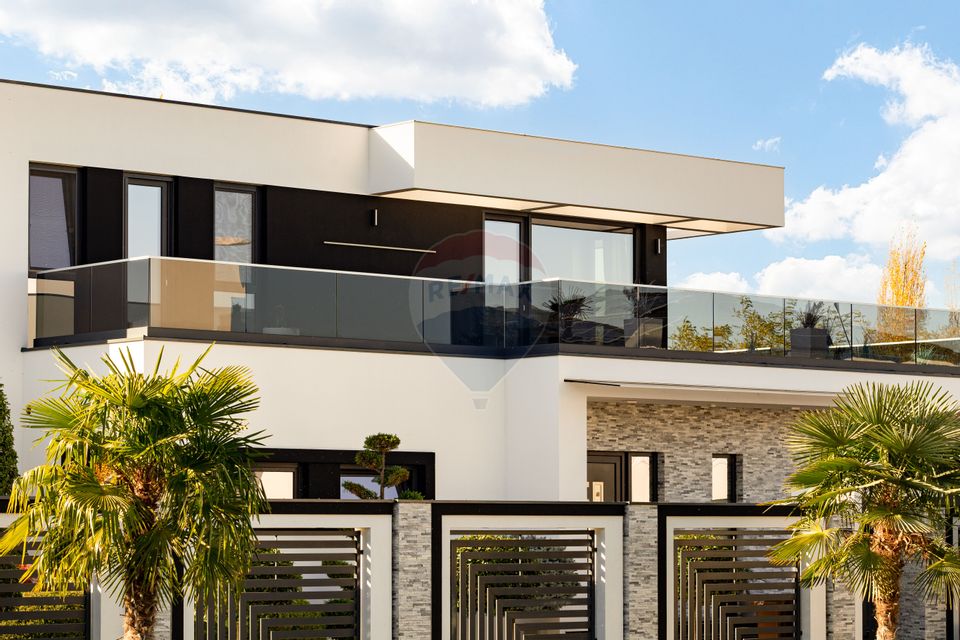 Vilă de lux stil mediteranian de vânzare zona Aradul Nou-Tabacovici