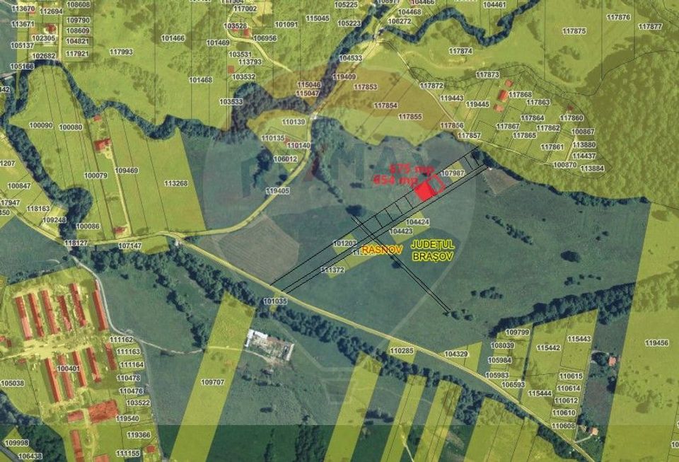 Land 654sqm Rasnov / Strada Cheile Rasnoavei