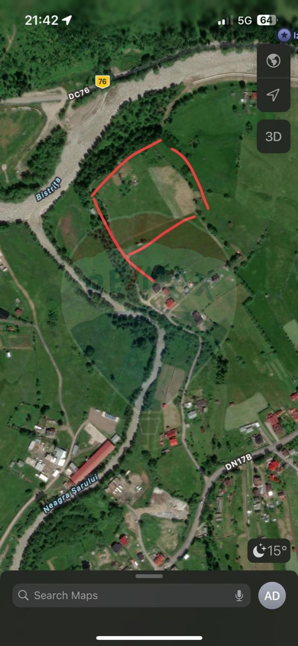 Land 13,650sqm Dorna-Arini / Drumul Dorna Arini