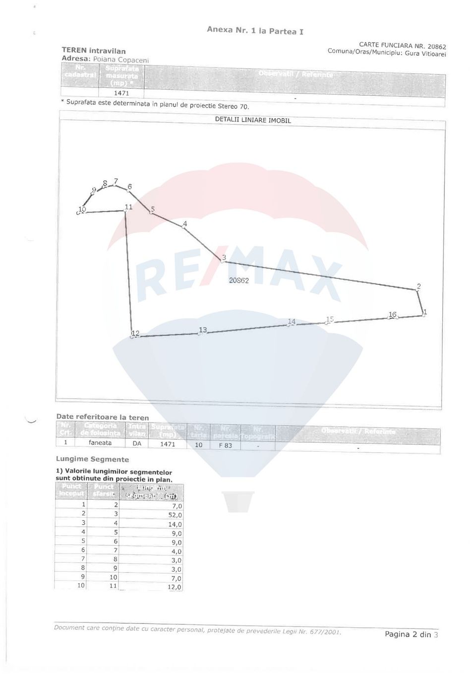 Land 3,551sqm Poiana Copaceni / Strada Poiana Copaceni