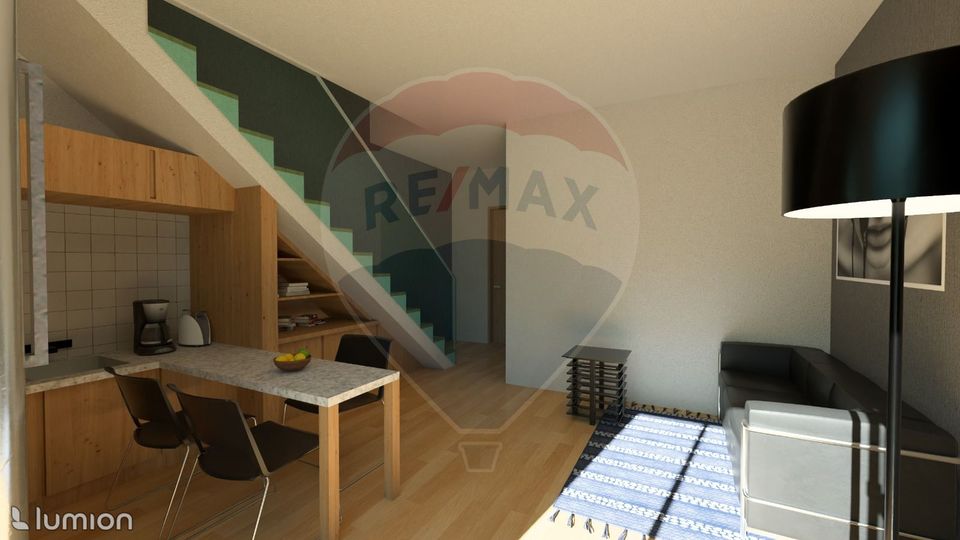 Apartament cu doua camere , parcare si gradina