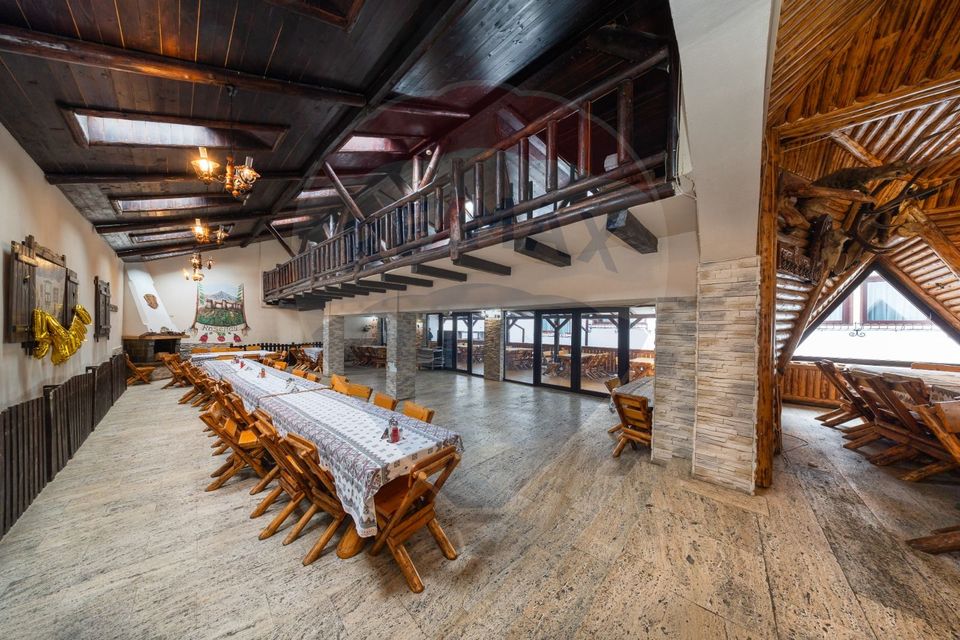 Pensiune cu restaurant și spații comerciale, central Râșnov