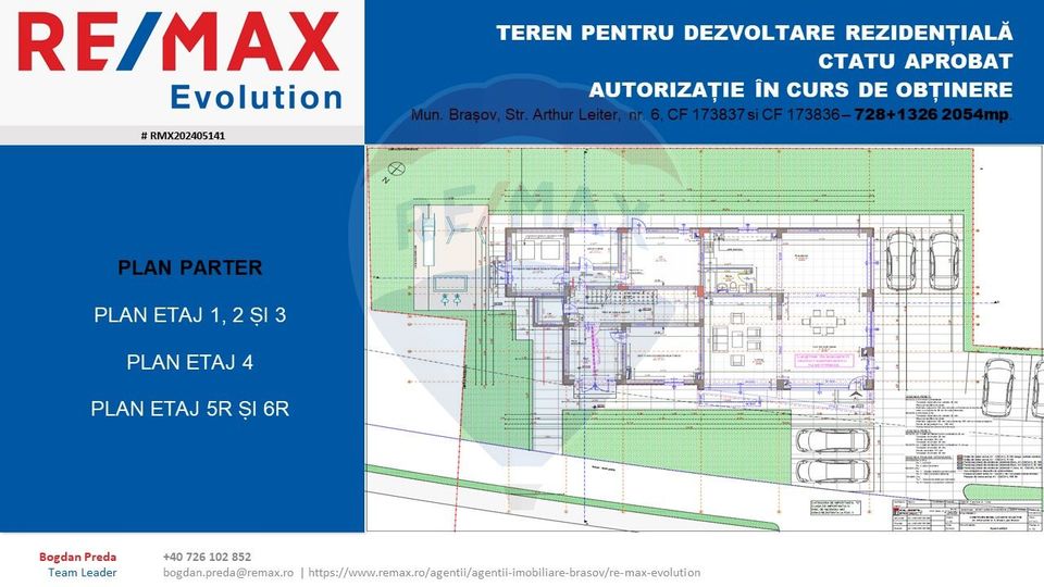 Land 2,054sqm Brasov / Strada Artur Leiter