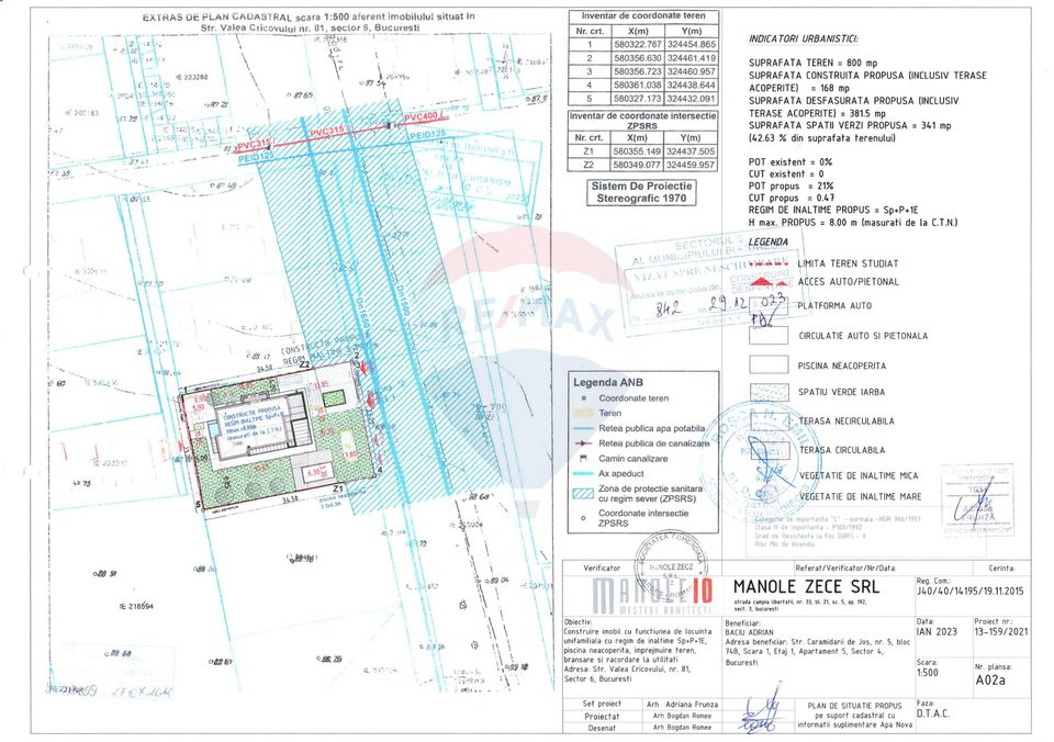 Teren 800 mp cu autorizatie de constructie – Drumul Taberei