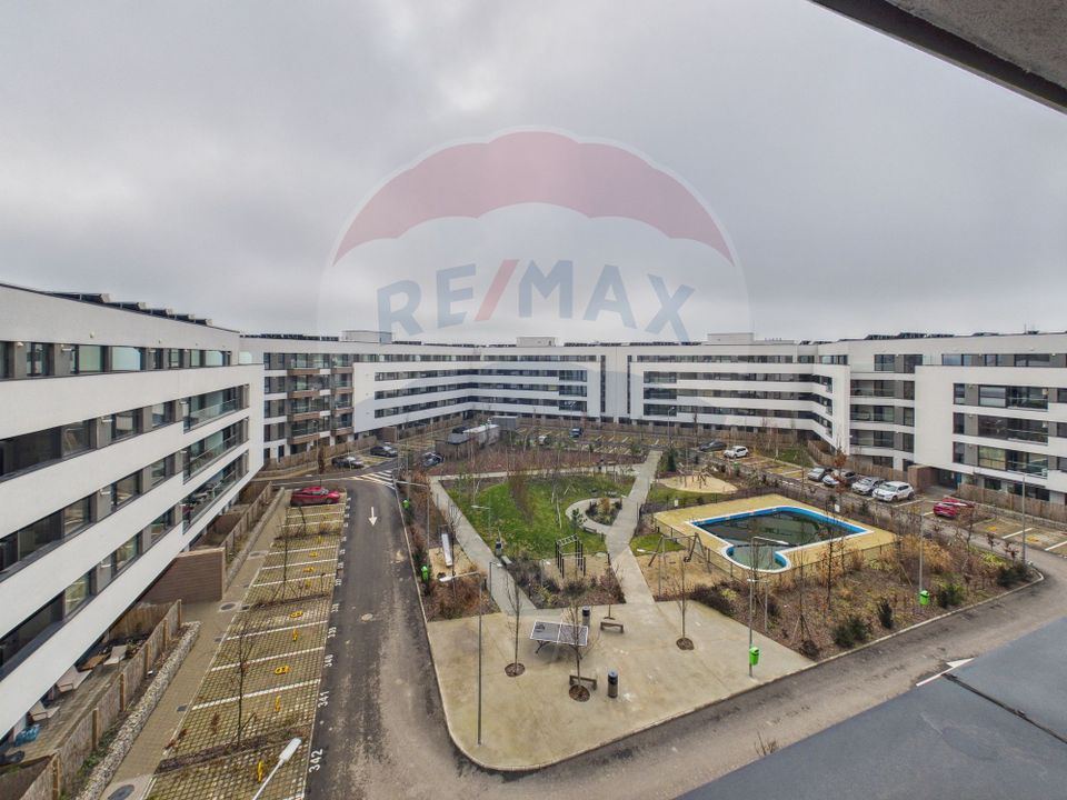 Atria Urban Faza 3 Piscina Loc de parcare Mobilat 62mp 2 camere